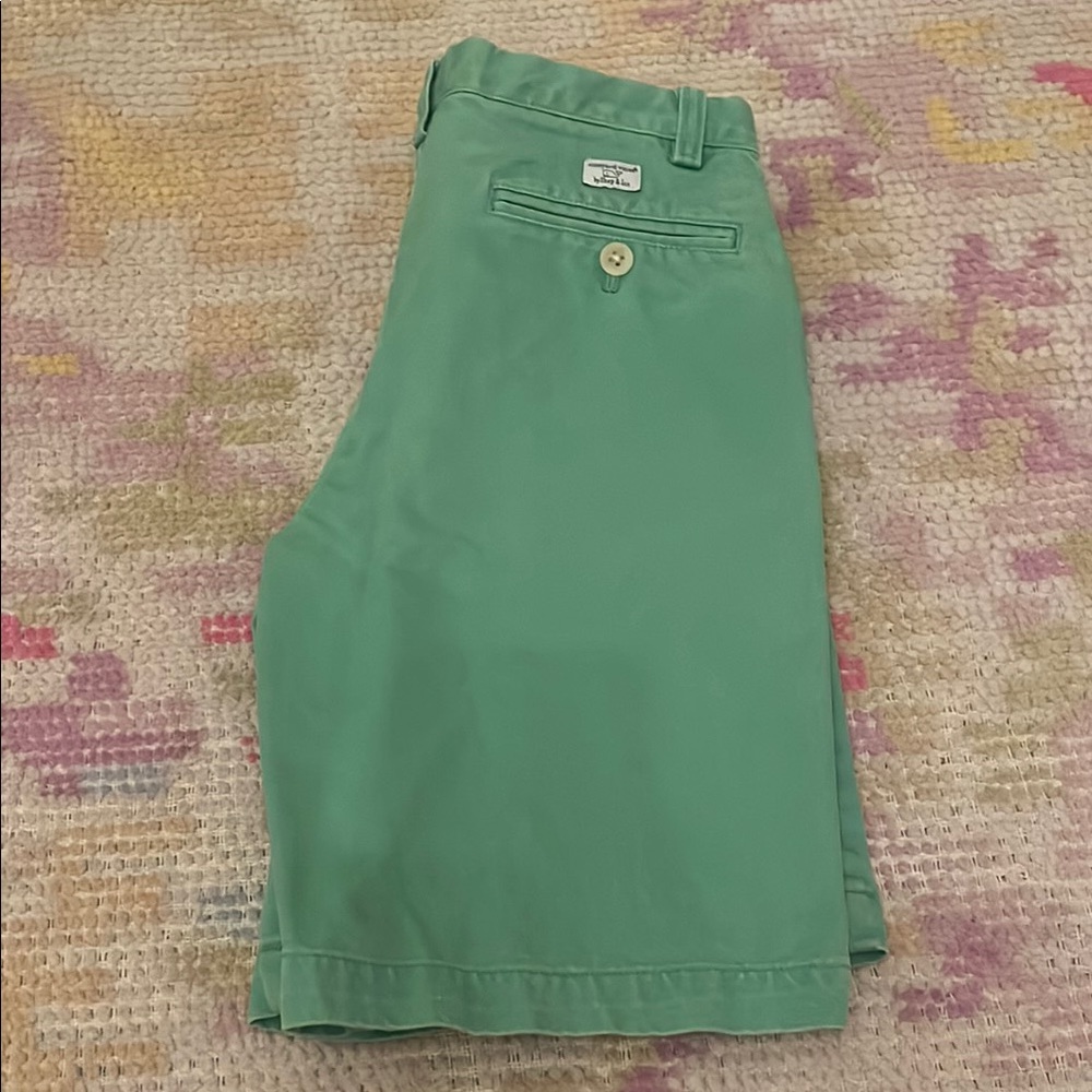 Vineyard Vines Green Kids Shorts